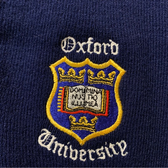 Oxford Sweaters Vintage Oxford University Sweater Old Money Ivy